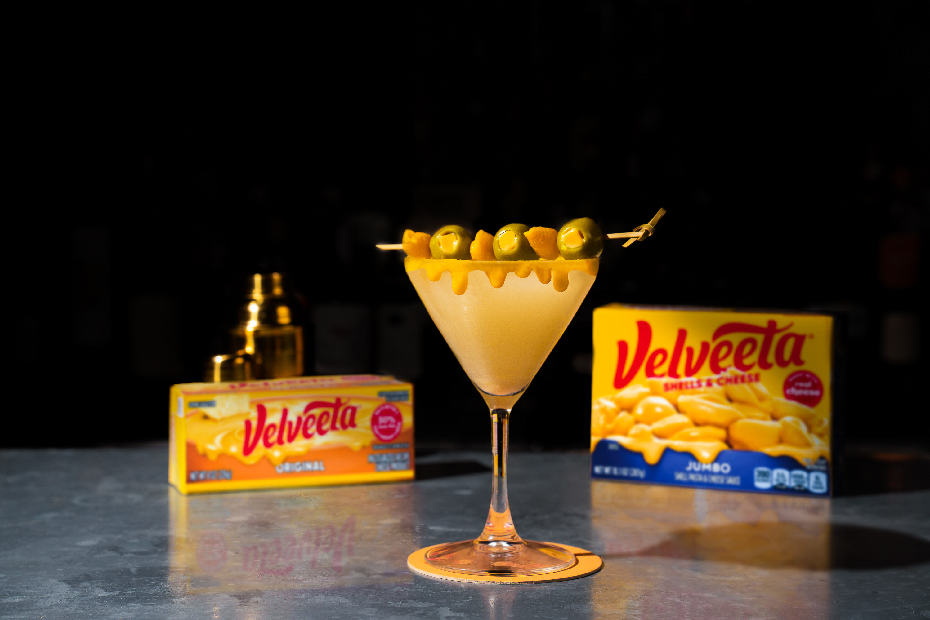 There’s a cheesy Velveeta Martini you can try in NYC