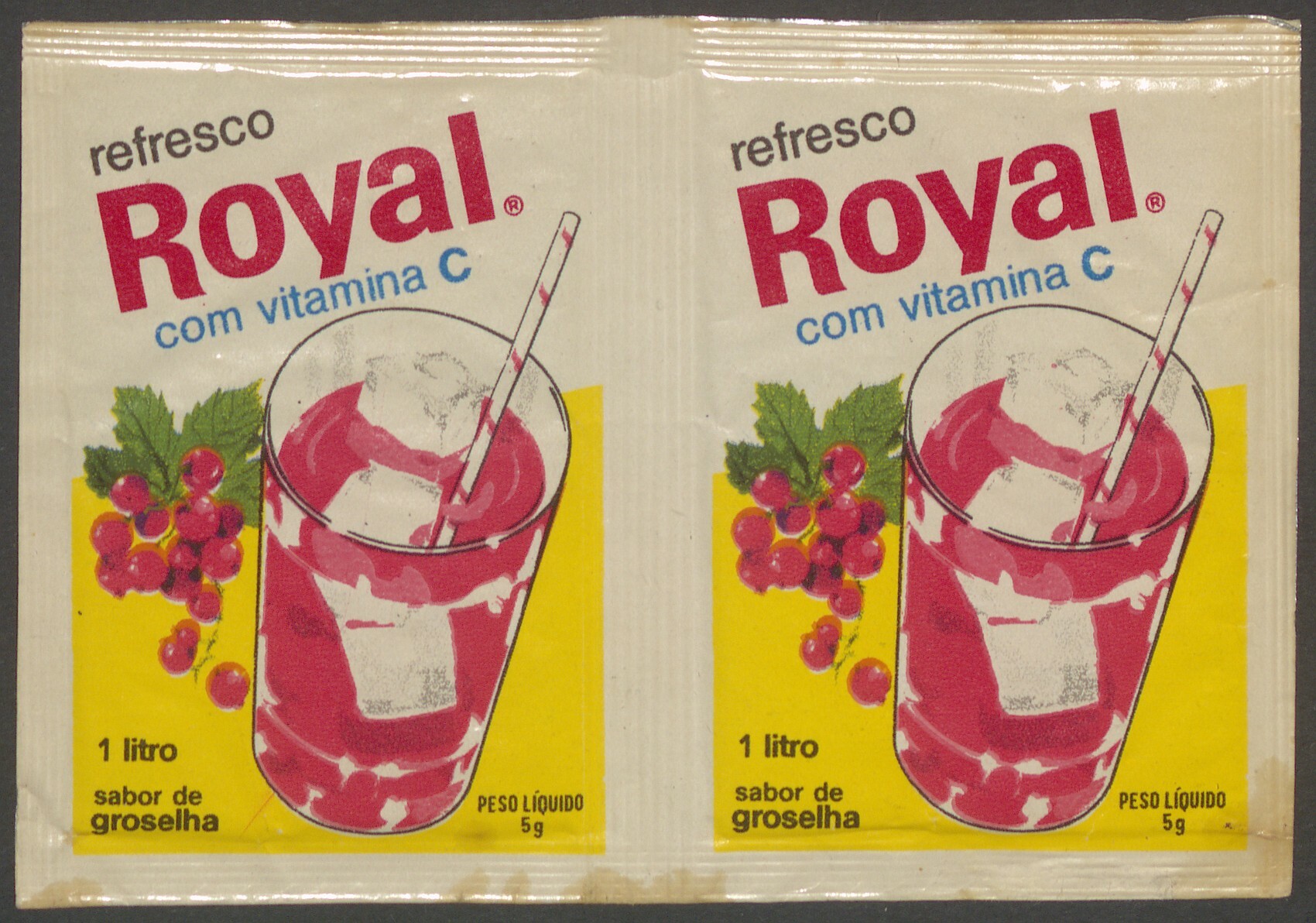 Embalagem Royal, 1970-72, por Carlos Rocha