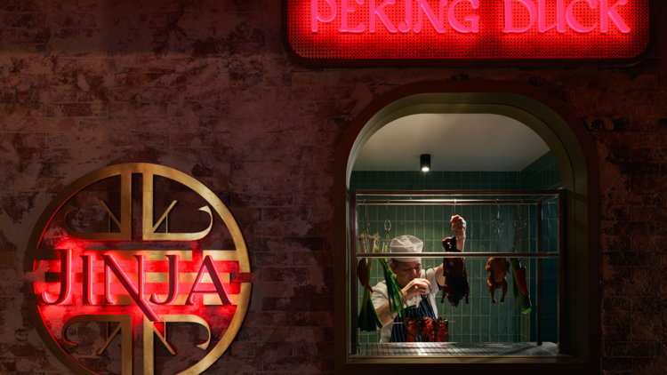 Peking duck neon sign