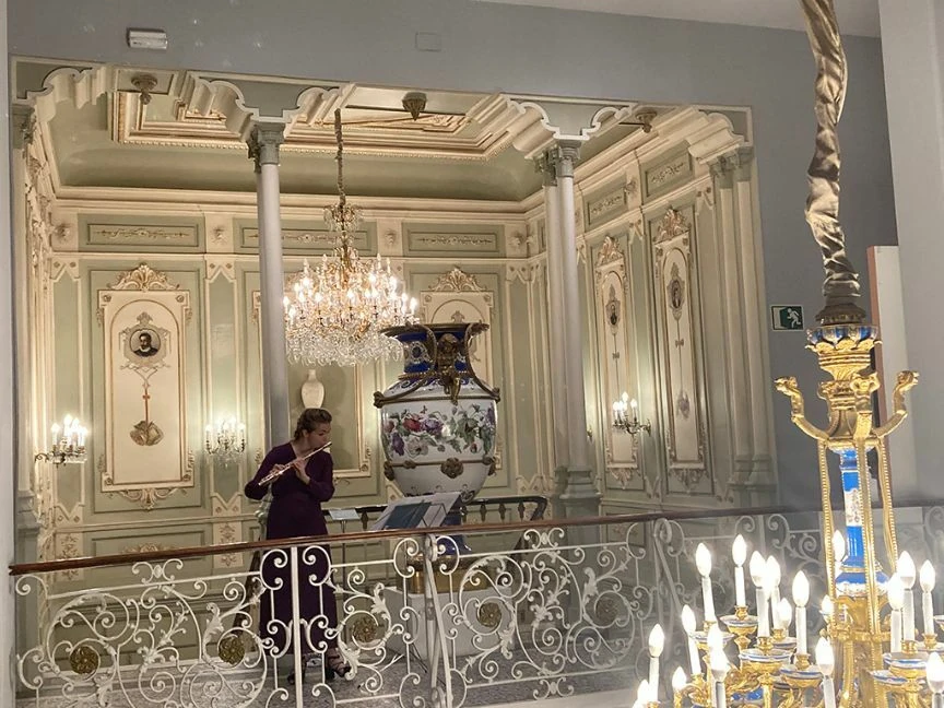 Concierto de MusaE en el Museo Nacional de Artes Decorativas, en 2021.