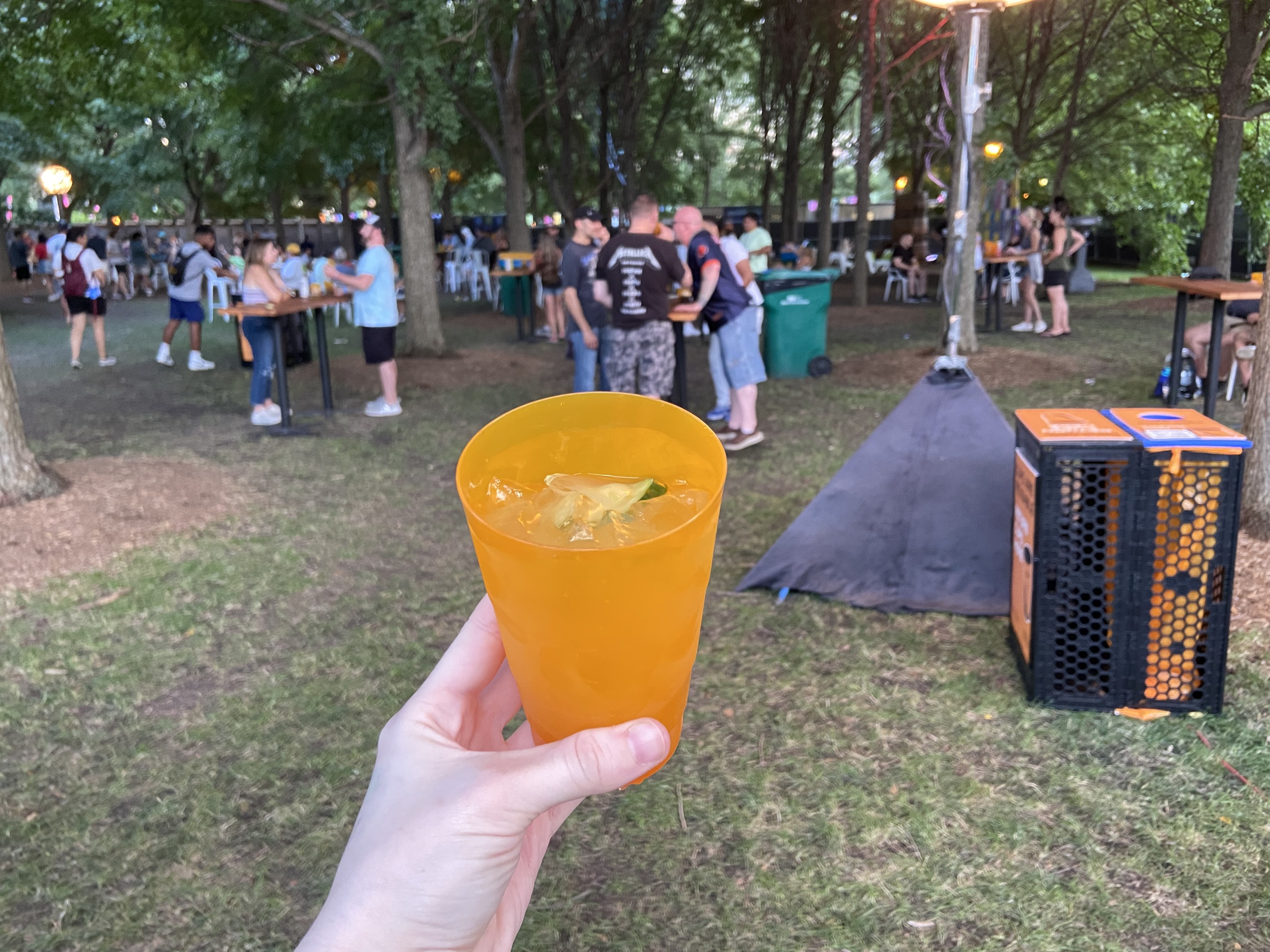Cucumber lemonade at Lollapalooza 2022