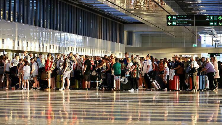 Airport queues