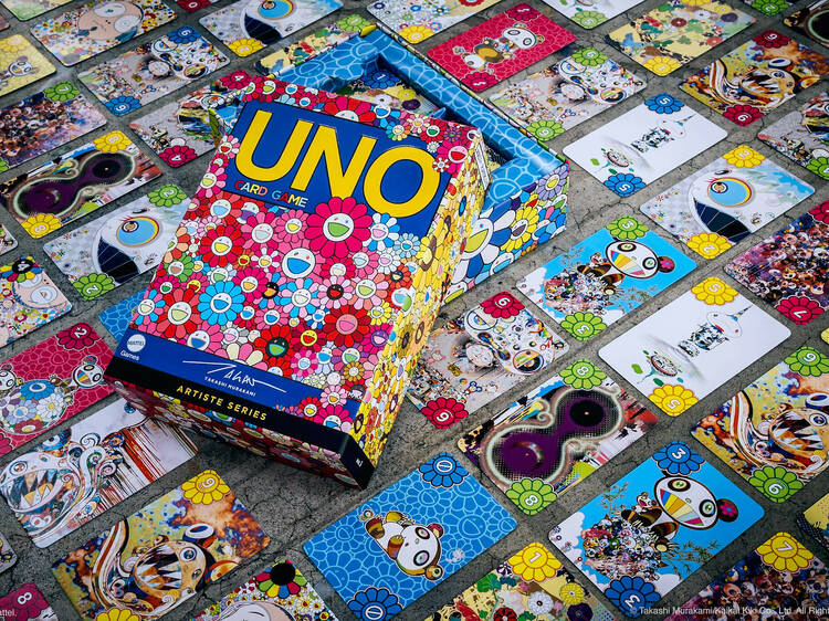 Uno is releasing a special deck designed by Takashi Murakami