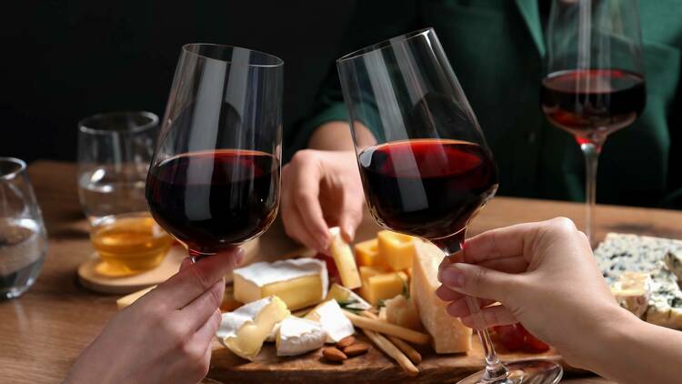 wine and cheese party 