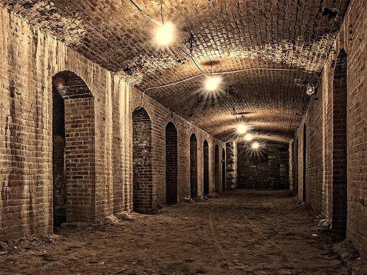 Catacombs underneath City Market | Indianapolis, IN