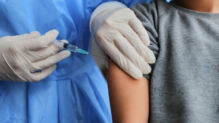 Polio vaccine London