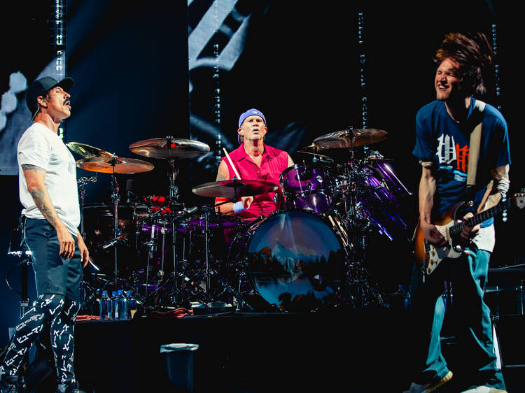 The Red Hot Chili Peppers are playing an intimate show at the historic Apollo Theater