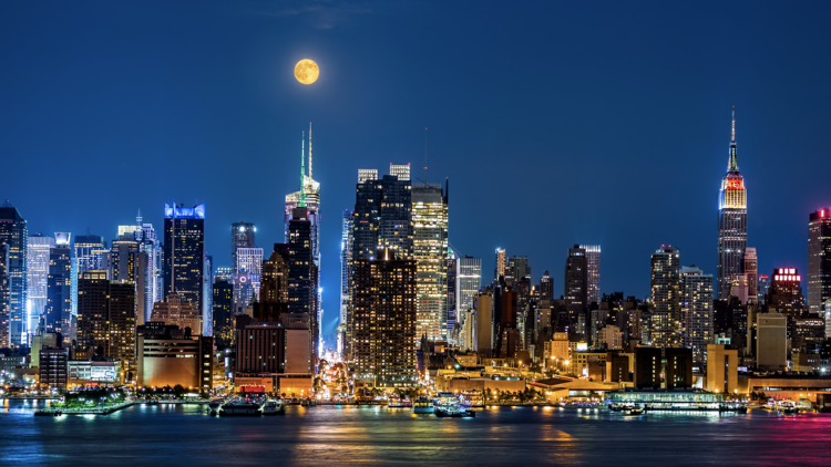 NYC supermoon