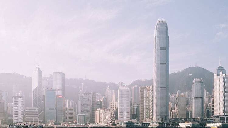 Hong Kong harbour skyline