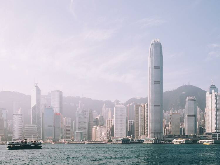 Hong Kong harbour skyline