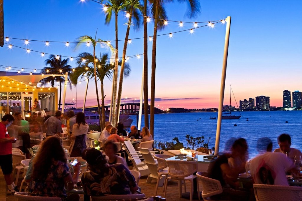 Zuma Waterfront Restaurant Boat Dock, Downtown Miami