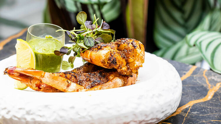 gunpowder prawns  (Photograph: lyle boenke)