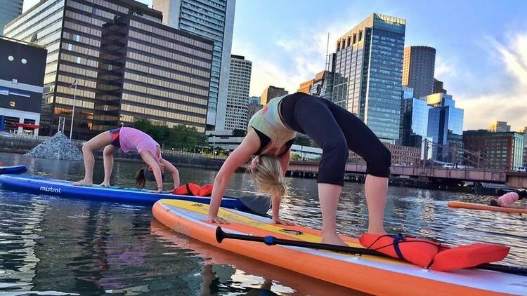 Paddleboard Yoga at Fort Point