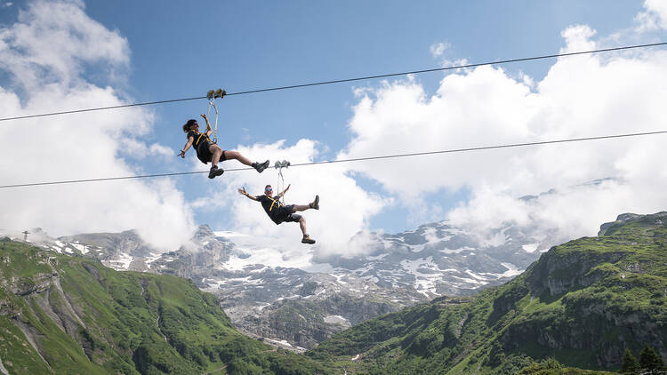 4. Dare to zoom down a zipline