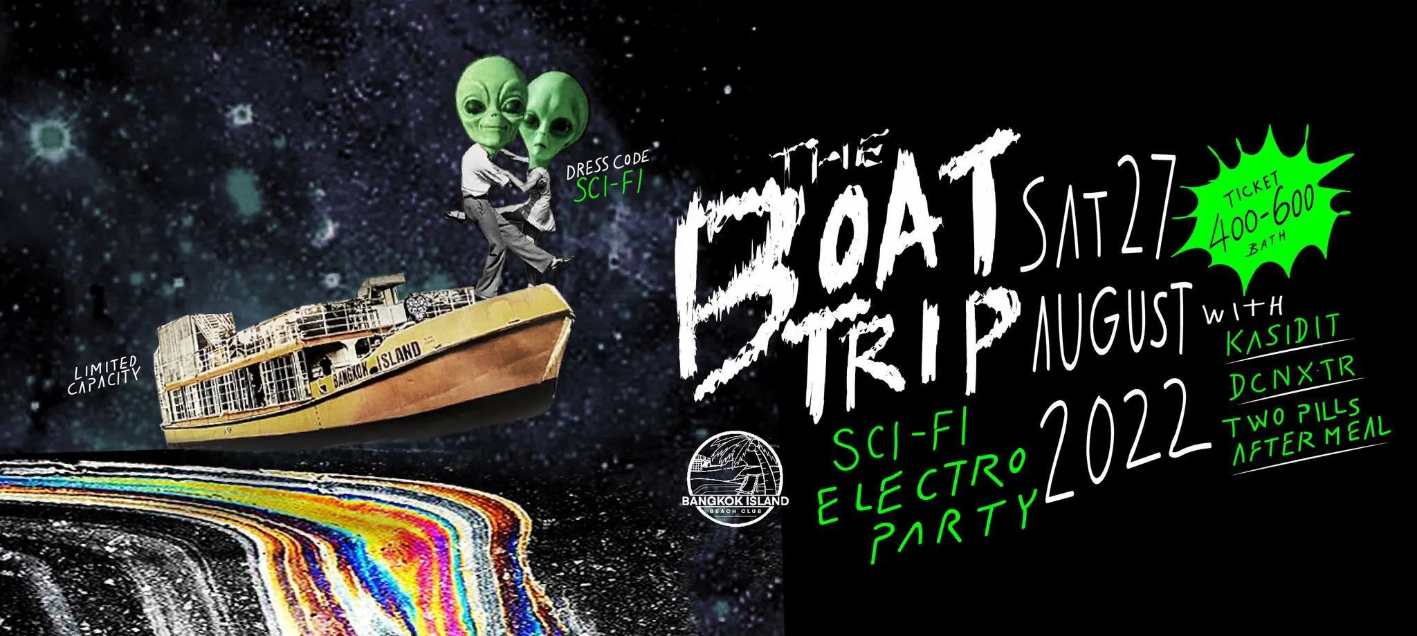 THE BOAT TRIP // a Sci-Fi Electro Party