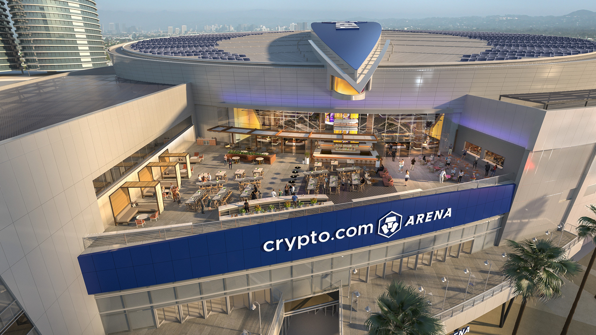 Incredible video shows how the Crypto.com Arena changes from a Clippers  game to a Lakers game