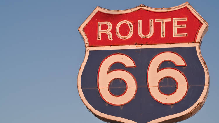 Route 66 sign