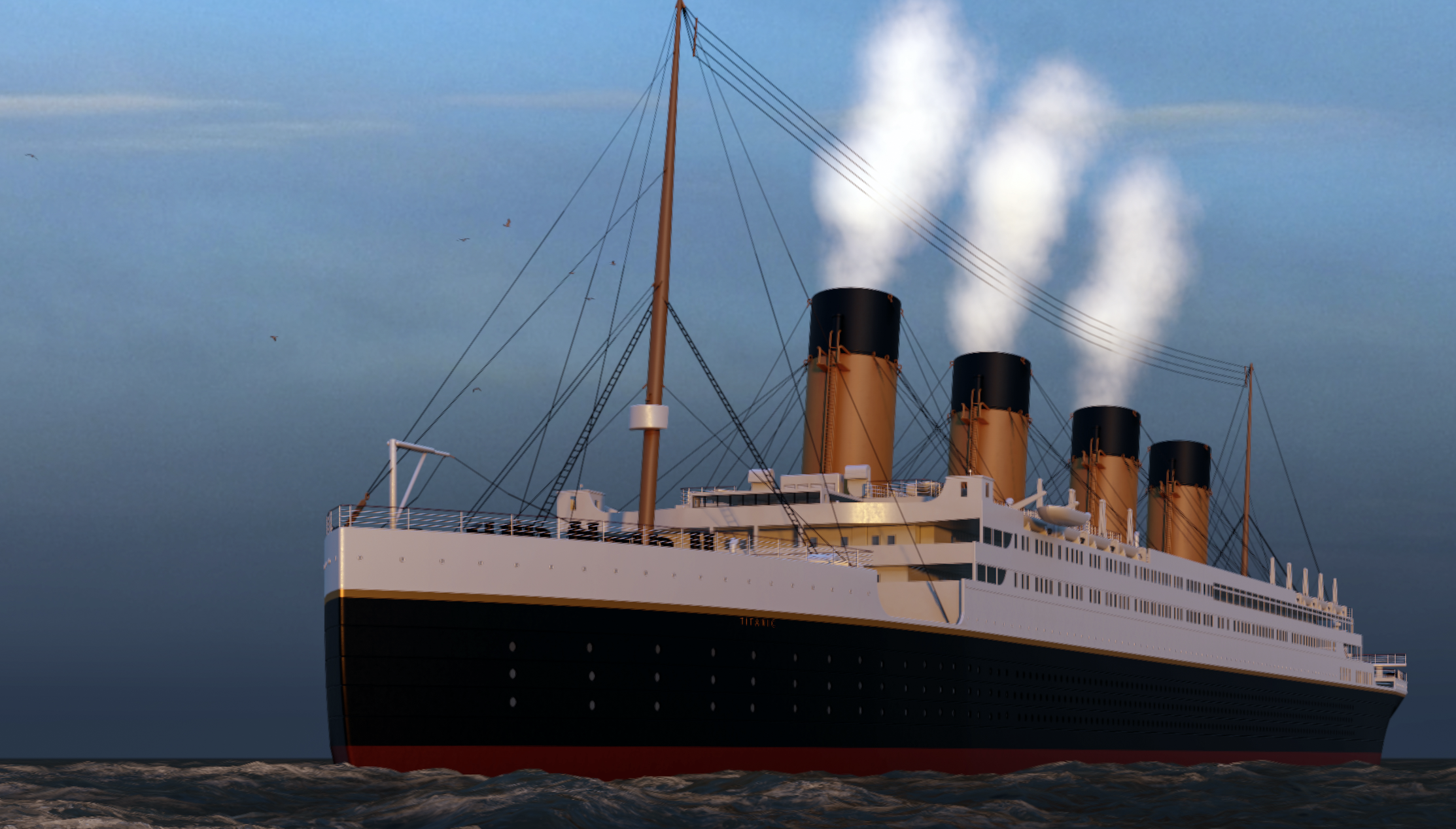 Titanic (1997) - Passengers Boarding 