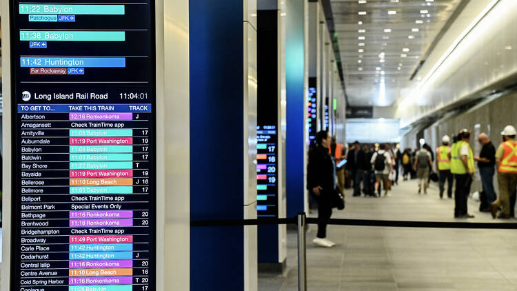 New LIRR concourse at Penn Station