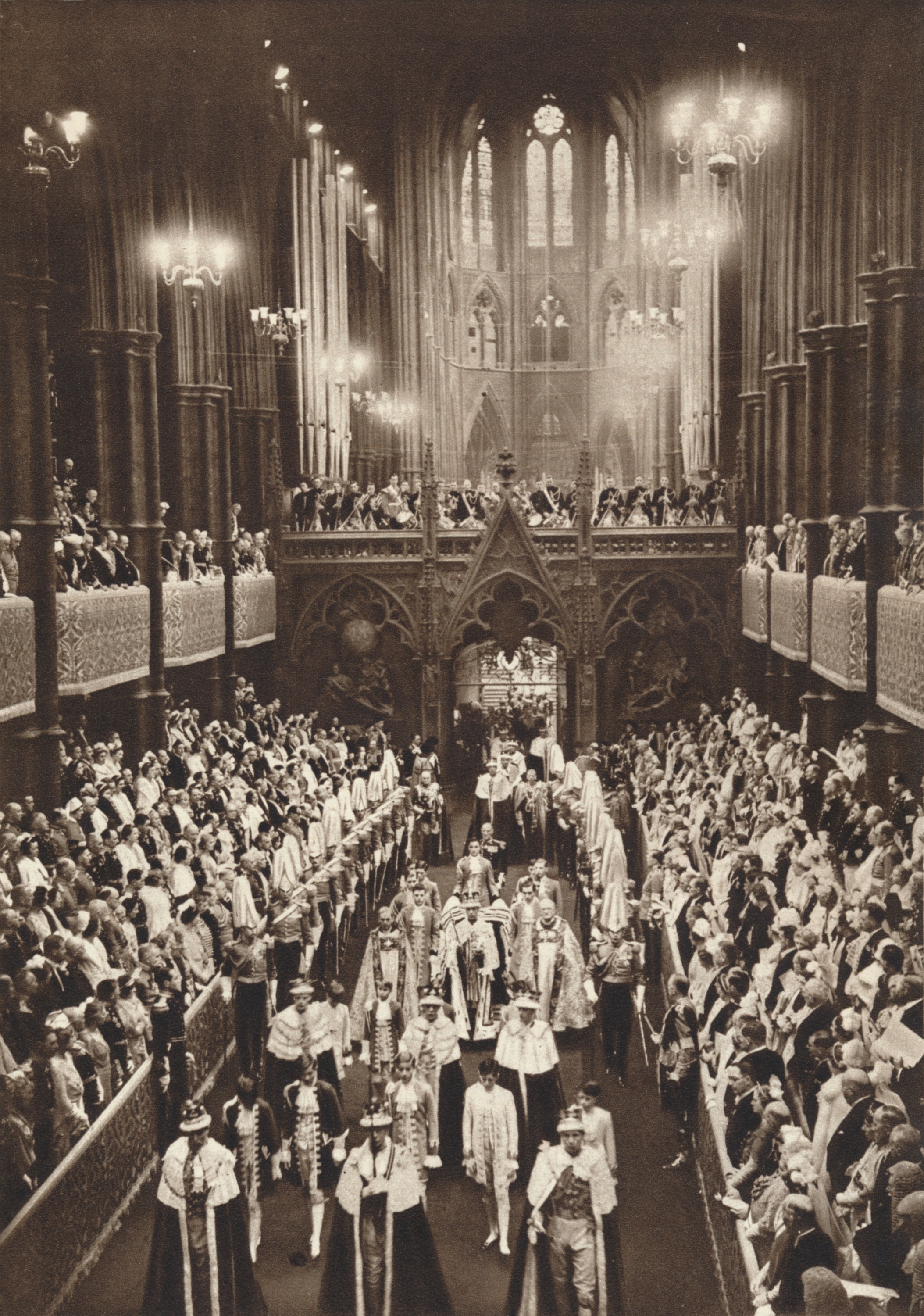 King George VI's coronation procession, 1937