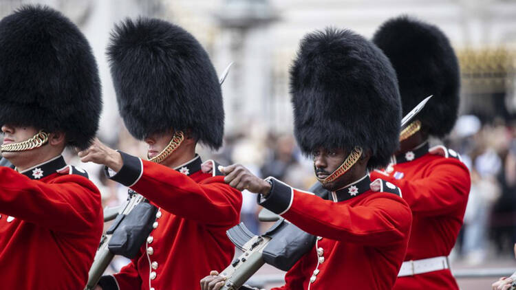 The Grenadier Guards perform the Changing of the Guard 