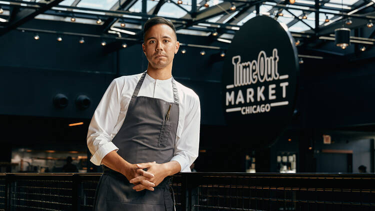 Chef Stephen Gillanders at Time Out Market Chicago