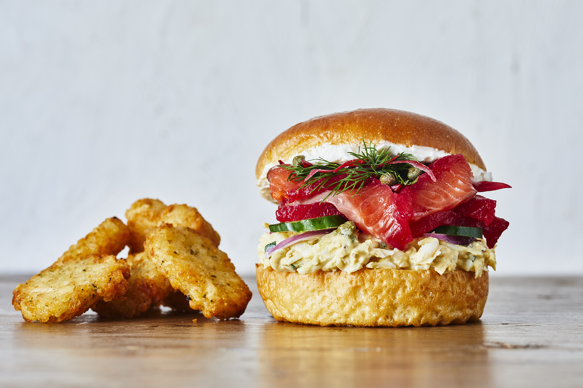 Eggslut has a new Japanonly egg sandwich with salmon katsu