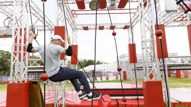 Take on the obstacles at Ninja Force