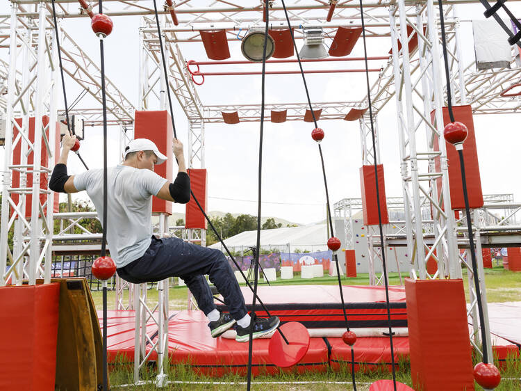 Take on the obstacles at Ninja Force