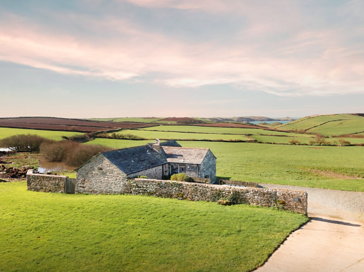 The remote farmstead one on the coast in Cornwall