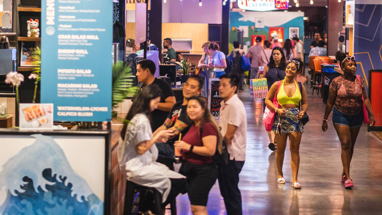 An interior view of The Market Line. An interior view of The Market Line.