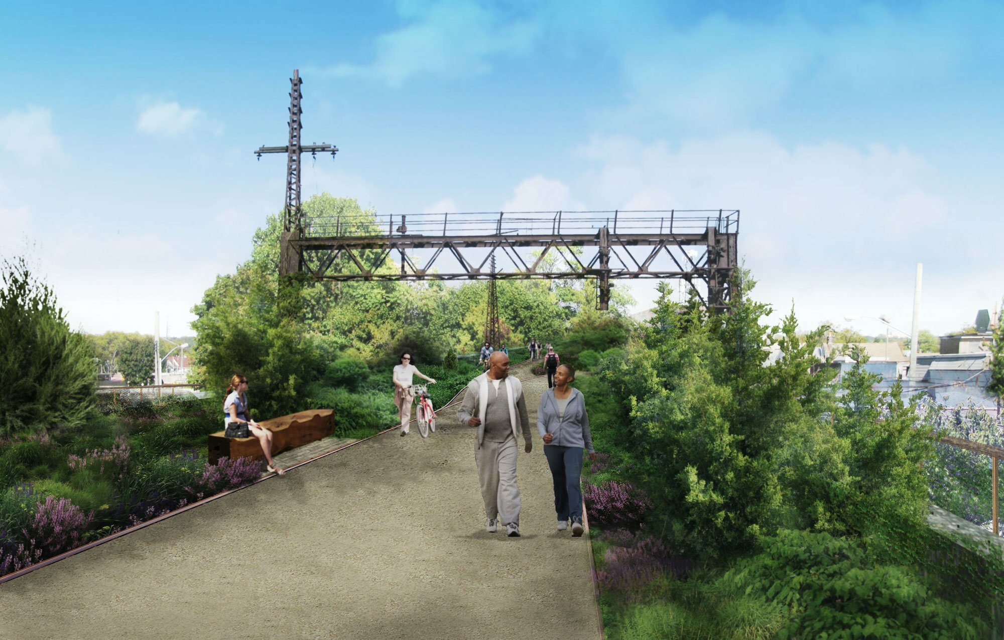 An abandoned LIRR line is set to become the High Line park of Queens