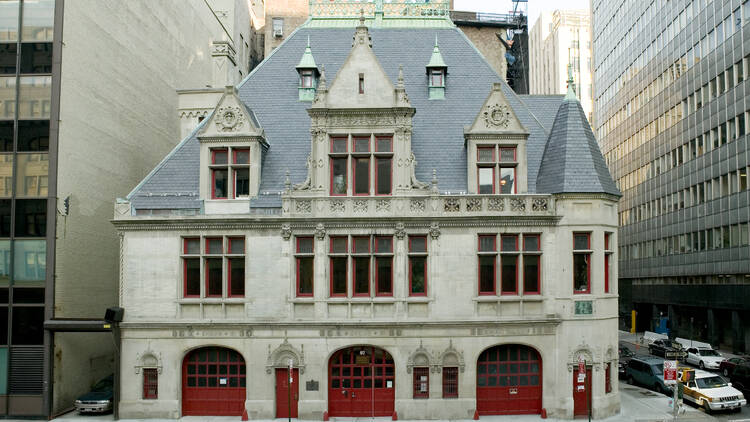 The exterior of the Firehouse theater.