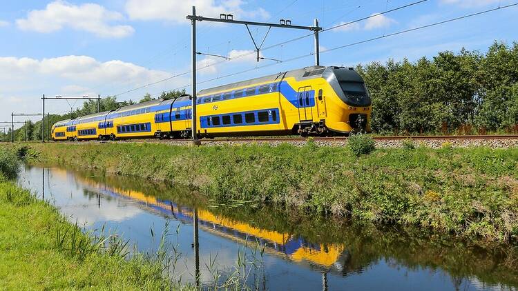 NS train in the Netherlands