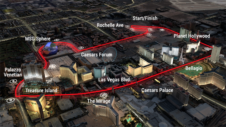 The Las Vegas F1 Grand Prix will Officially Be On a Saturday Night