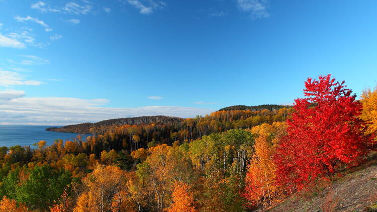 The north shore of Lake Superior, MN