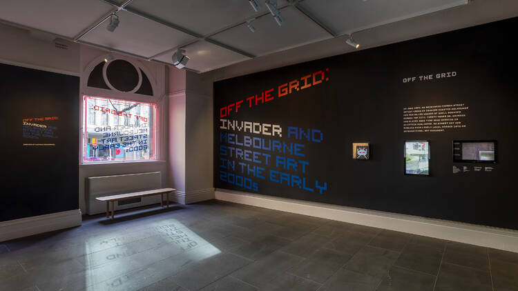 Installation image of Off The grid exhibition