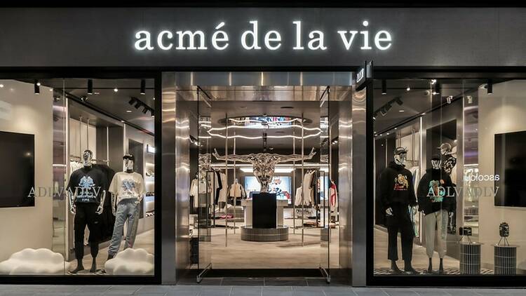 The front entryway to Korean fashion store Acmé de la Vie.