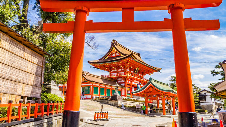 Fushimi Inari Taisha Shrine In Kyoto, Japan