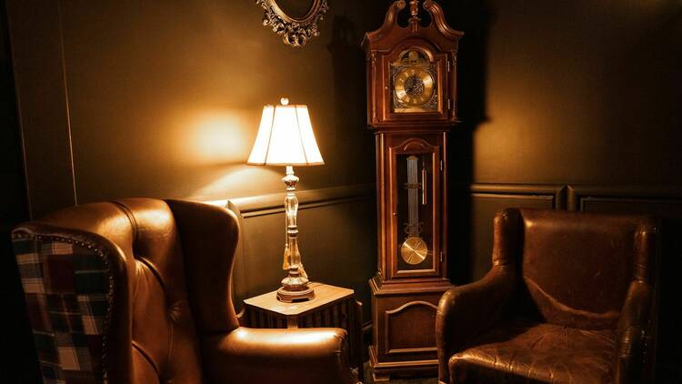 The Volstead Lounge clock