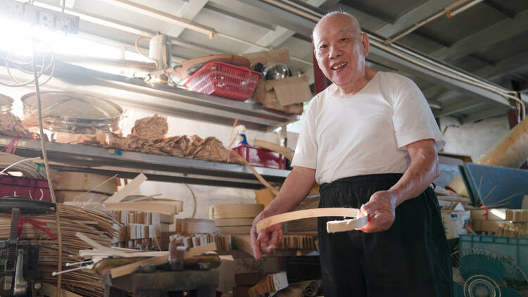 逾90歲竹藝師：竹以維生