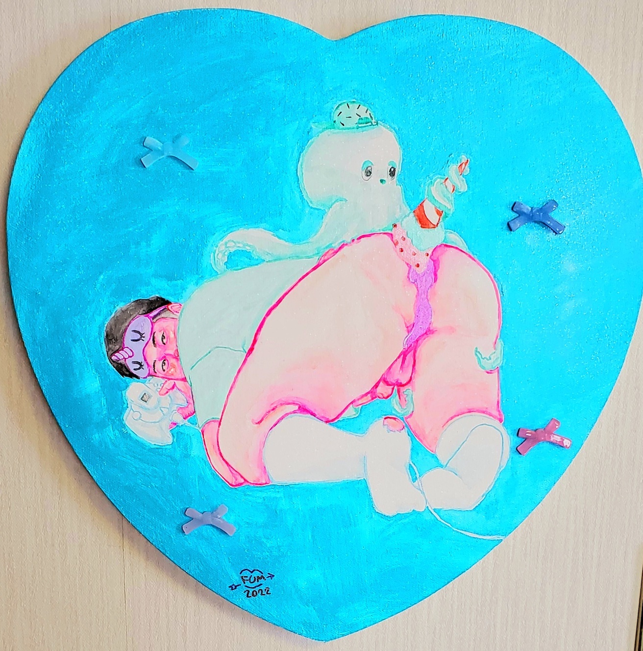 FUM「UNICORN」(Photo: FUM exhibition at Eagle Blue)