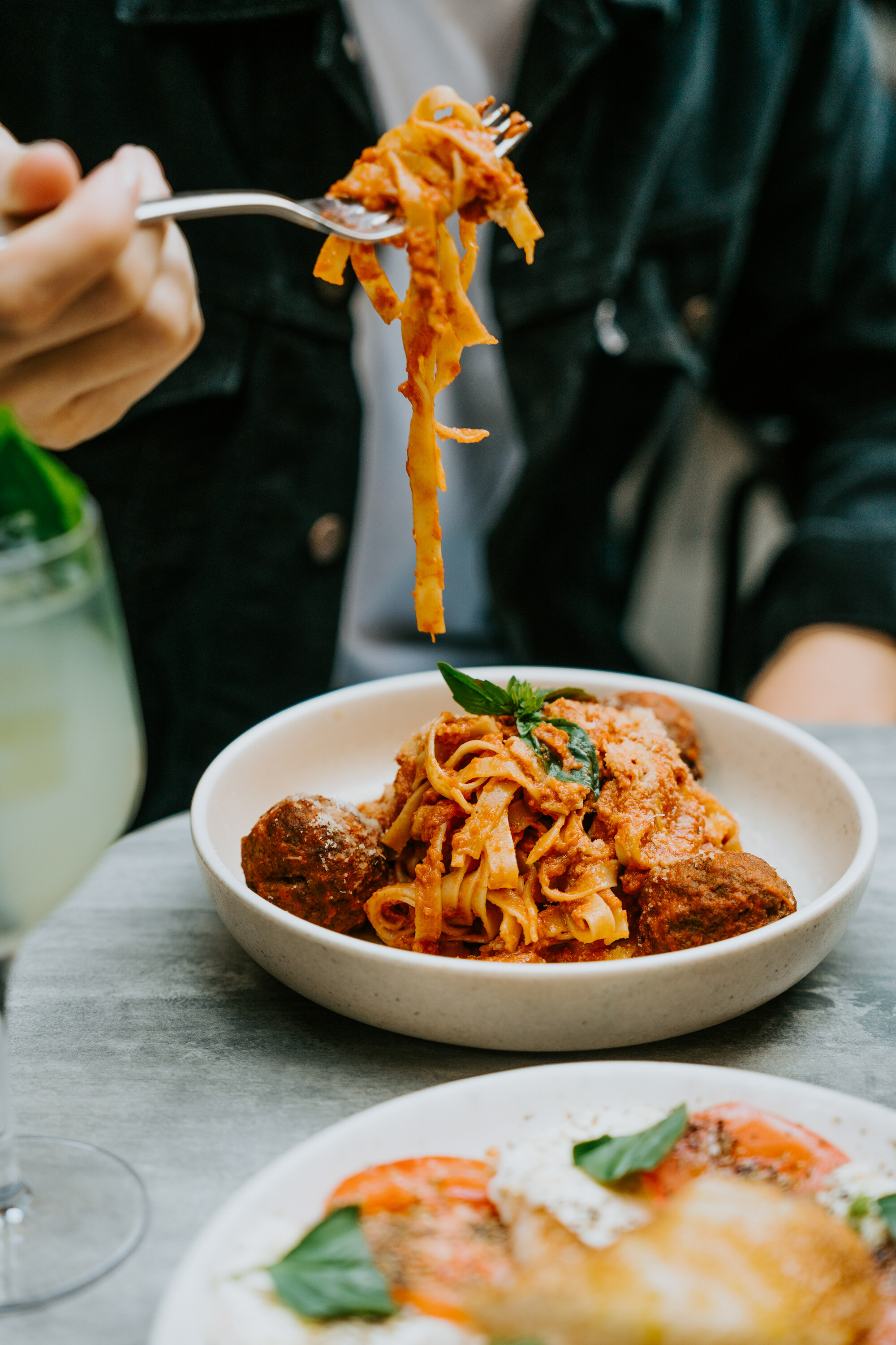 The Meatball and Wine Bar serves Italian food and wine on Flinders Lane