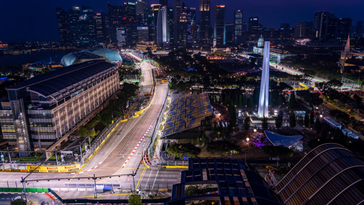 F1 Singapore road