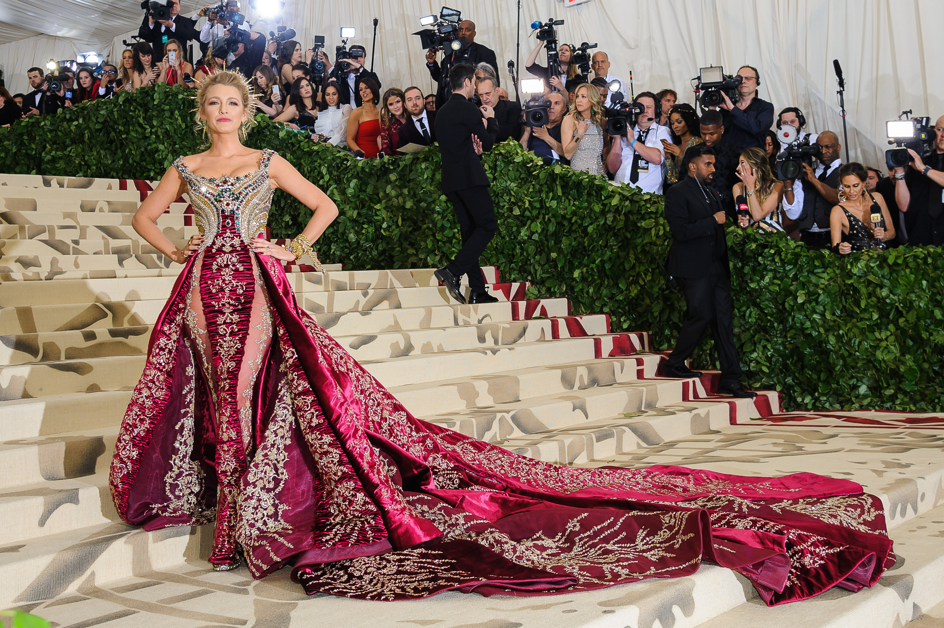 Fashion red carpet finery from Karl Lagerfeld's Met Gala