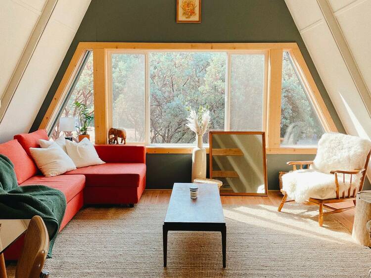 The supremely comfy A-frame in Oakhurst