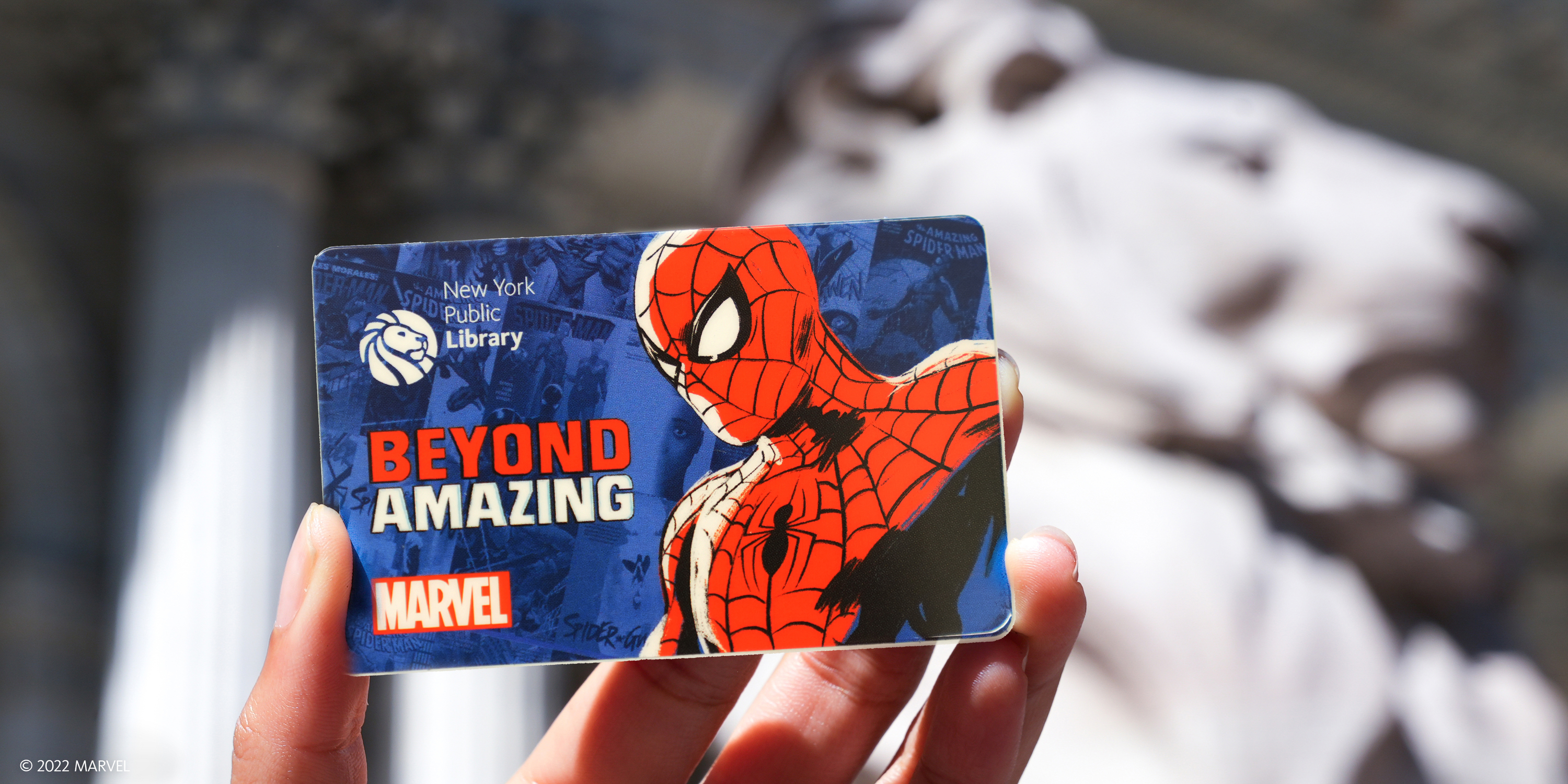 The New York Public Library is releasing a special edition Spider-Man  library card