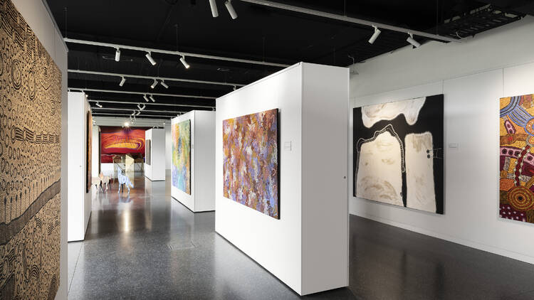 Hubert Gallery of Art featuring artworks on white gallery walls