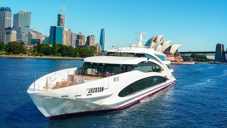 The Jackson cruises on Sydney Harbour