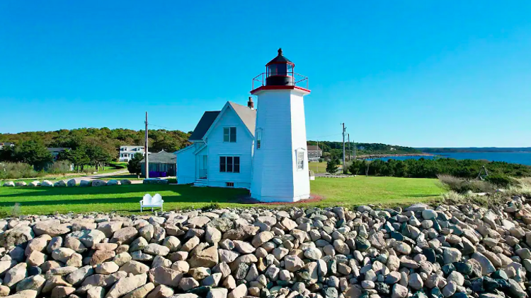 The Wings Neck Lighthouse in Pocasset